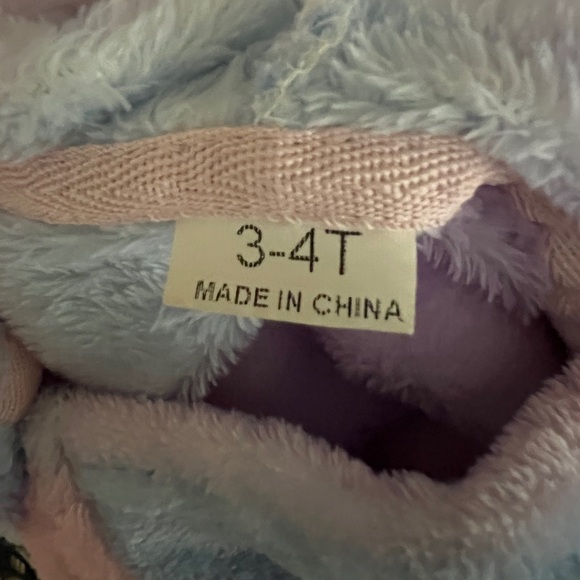 Kids Colorful Unicorn Tie-Dye Robe - Picture 4 of 4